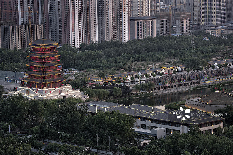 汉长安城遗址大风阁图片素材