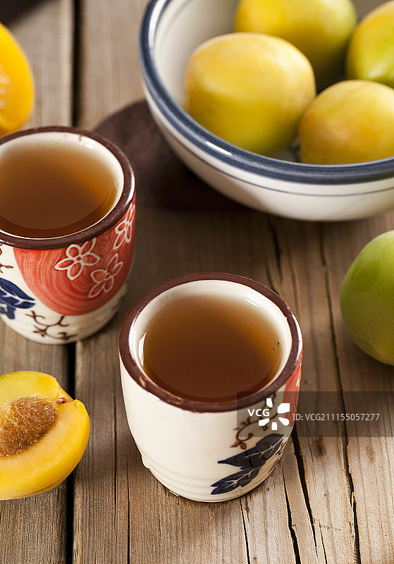 青梅酒图片素材