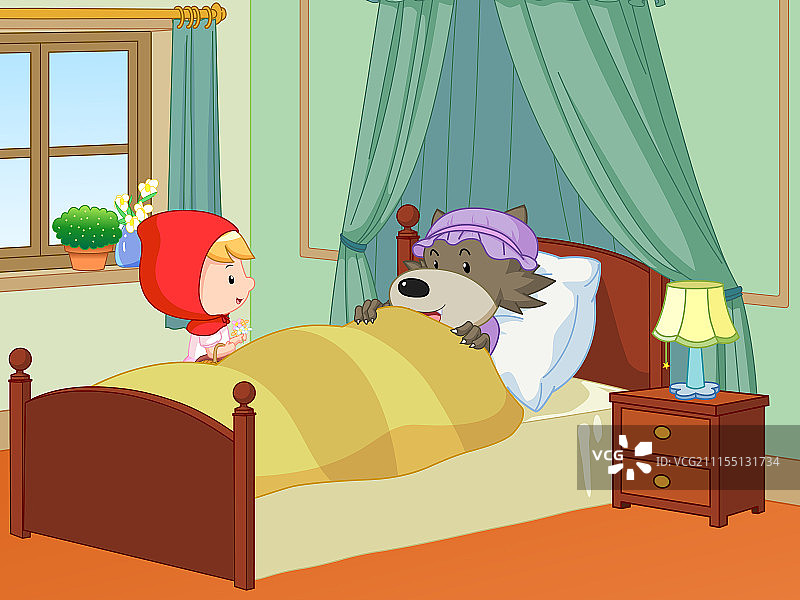 小红帽图片素材