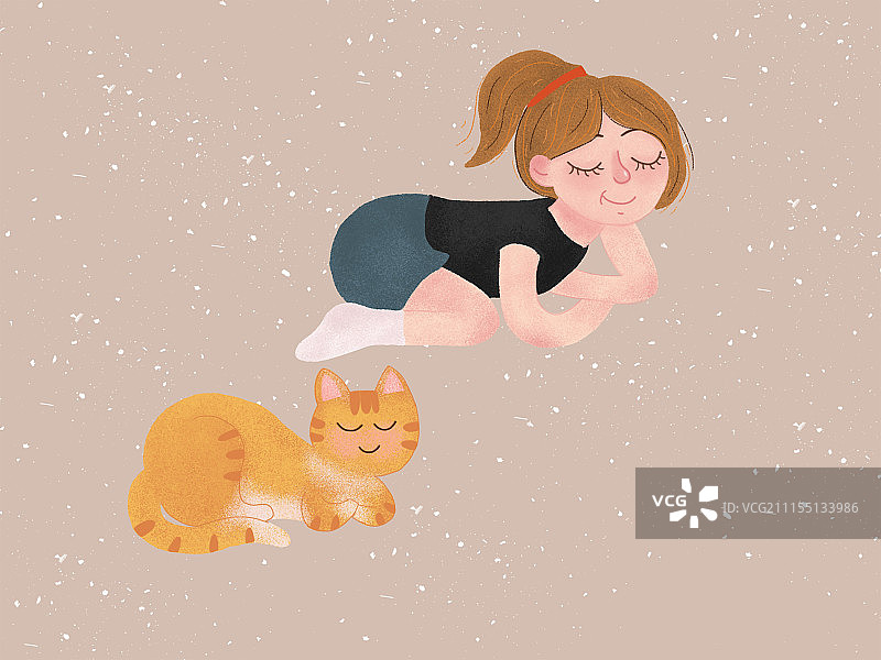 端小手和猫咪图片素材