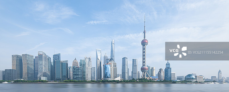 上海现代城市CBD风光图片素材