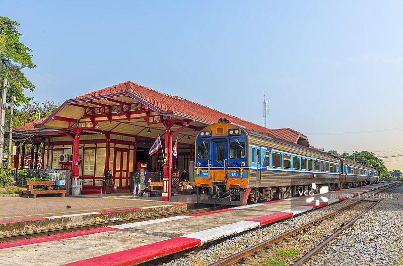 泰国，华欣火车站图片素材