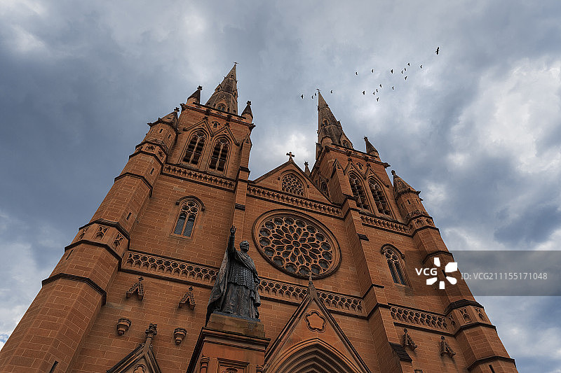 悉尼圣玛丽大教堂图片素材