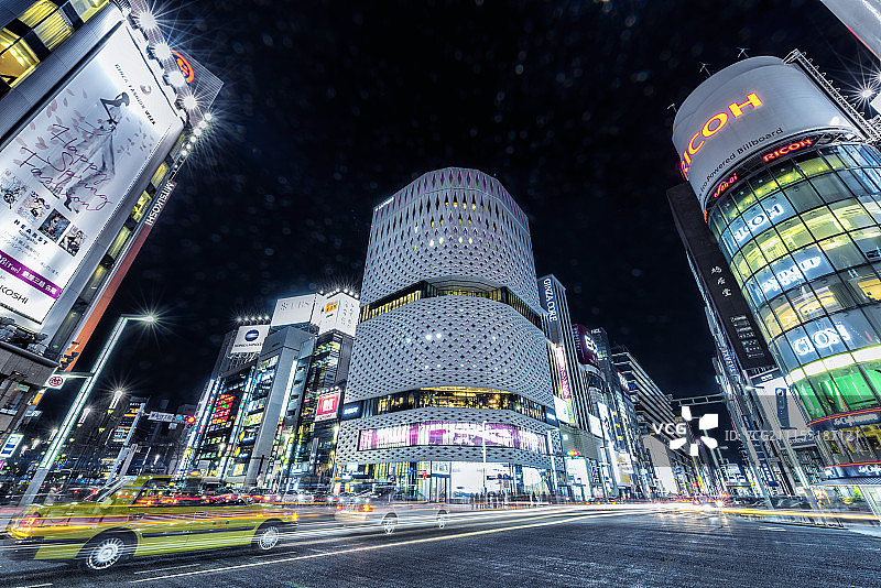 日本，东京，银座图片素材