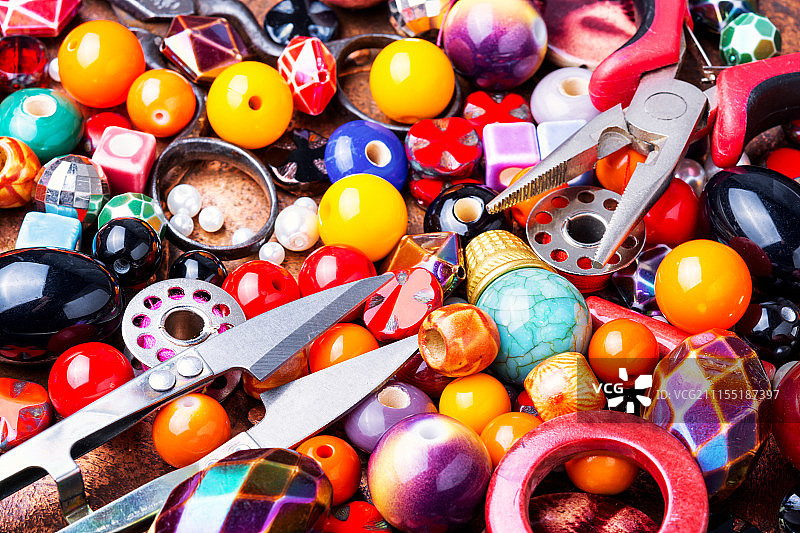 制作珠子饰品图片素材