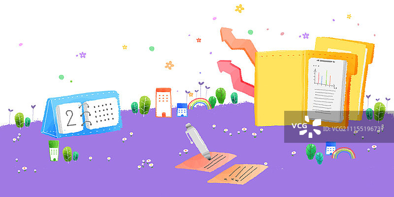 商业概念插图图片素材