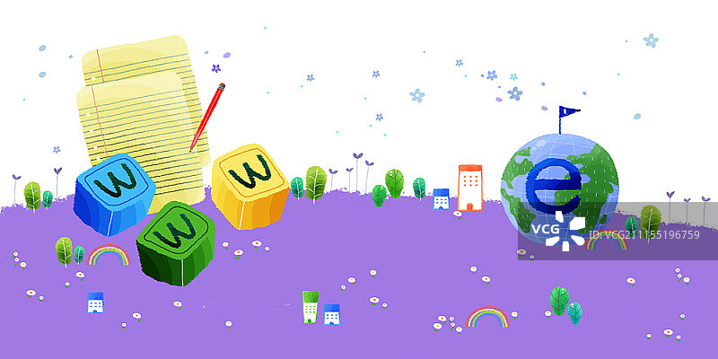 在线商务概念插画图片素材