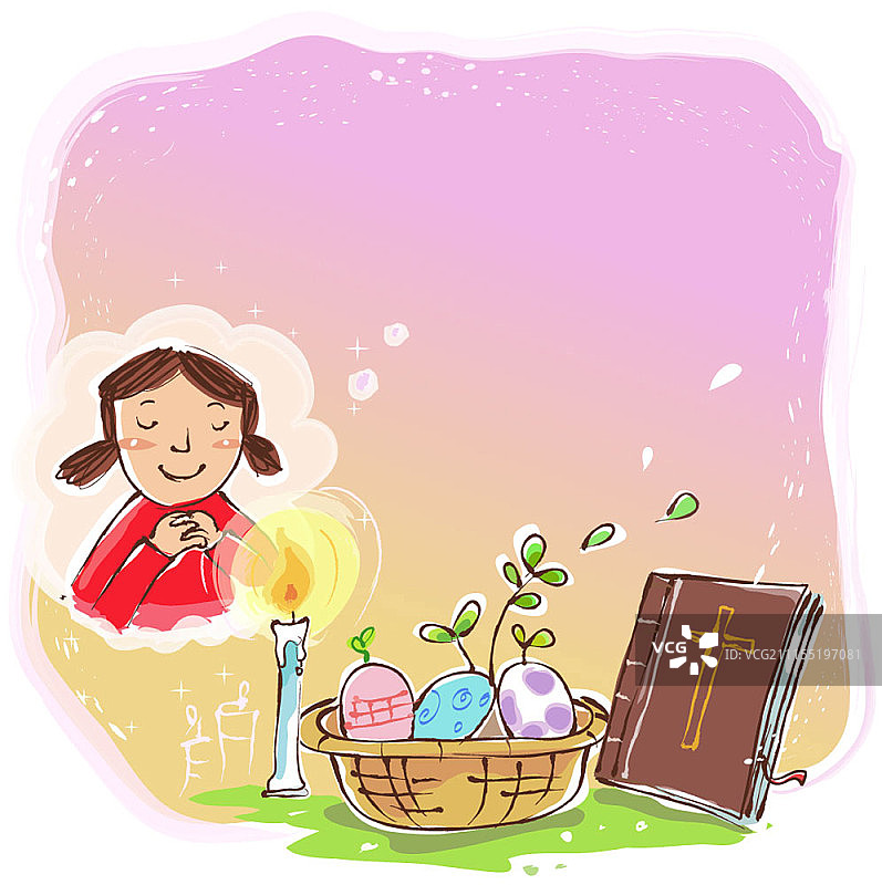 基督教概念矢量插画图片素材
