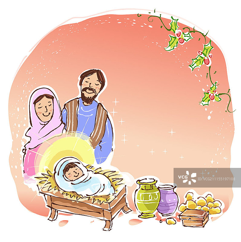 基督教概念矢量插画图片素材