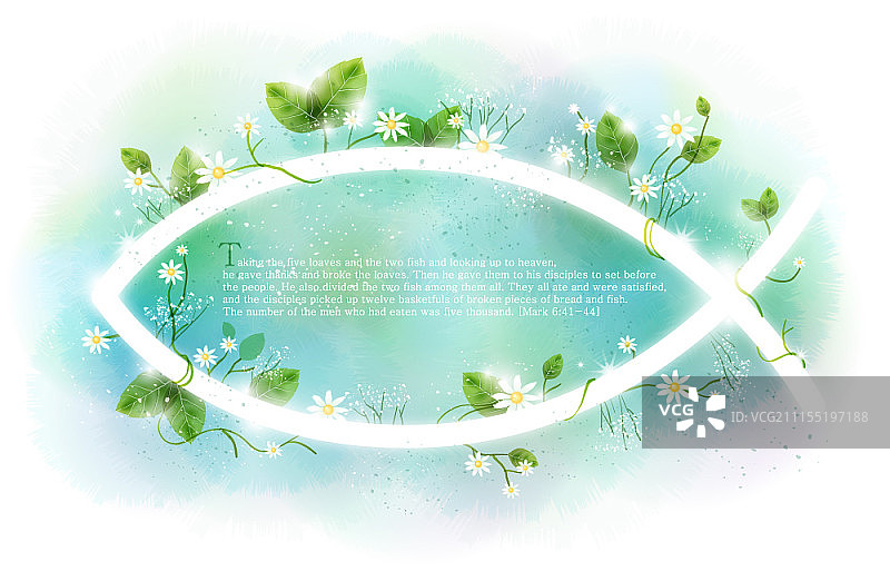 带有圣经引言的背景图片素材