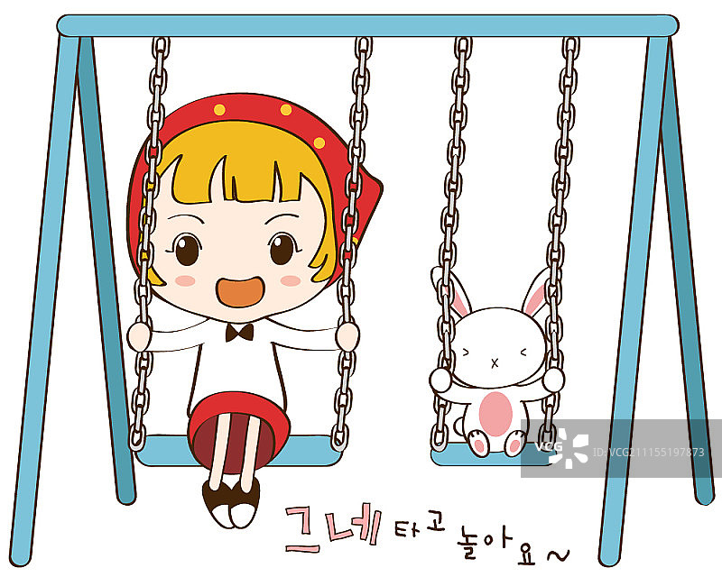 卡通女孩角色图片素材