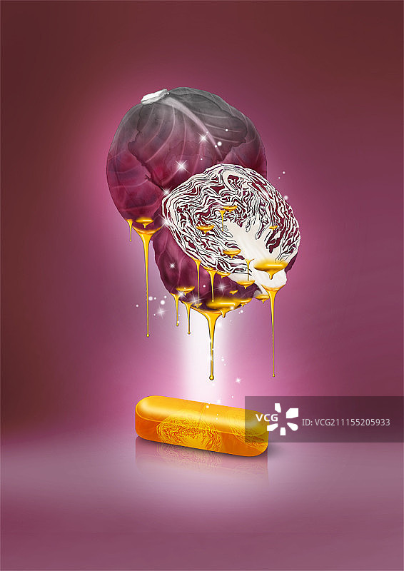 健康食品数字合成图像图片素材