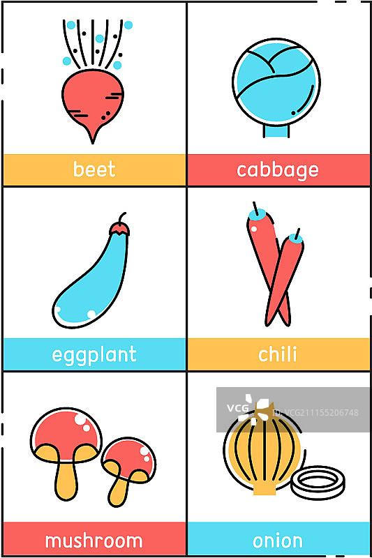 蔬菜图标组合图片素材