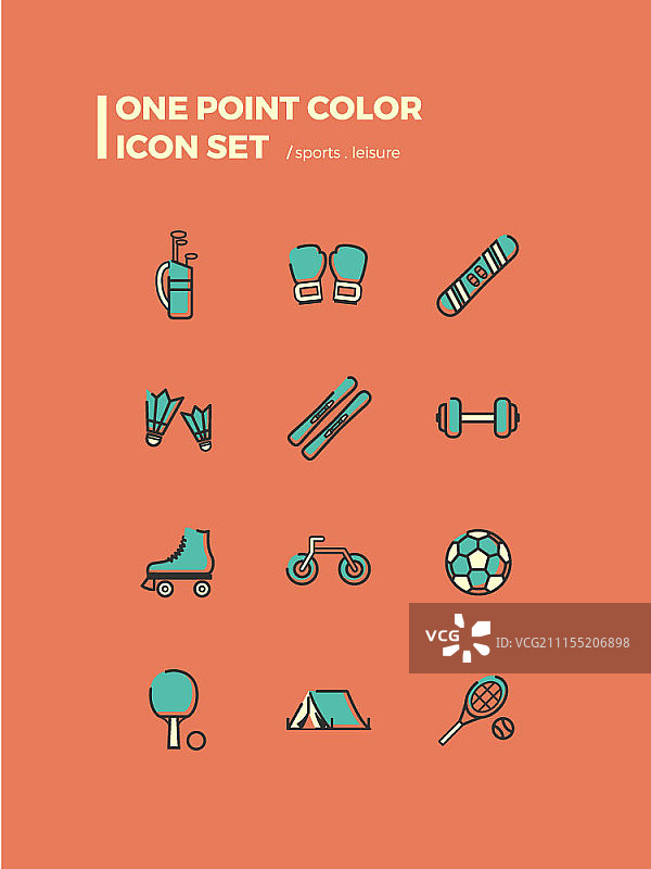 单点颜色图标集图片素材