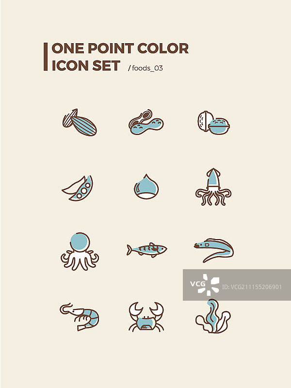 单点颜色图标集图片素材