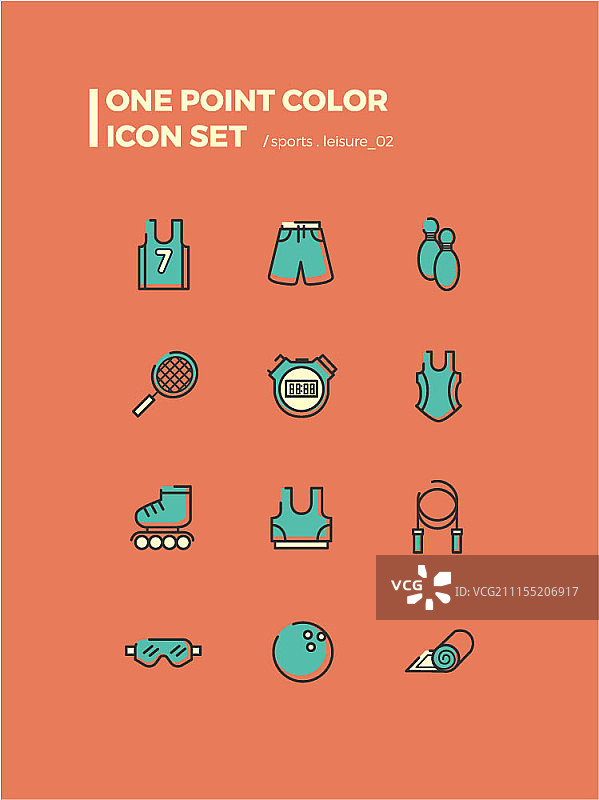 单点颜色图标集图片素材