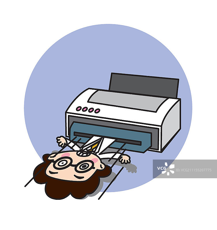 卡通科学家角色图片素材