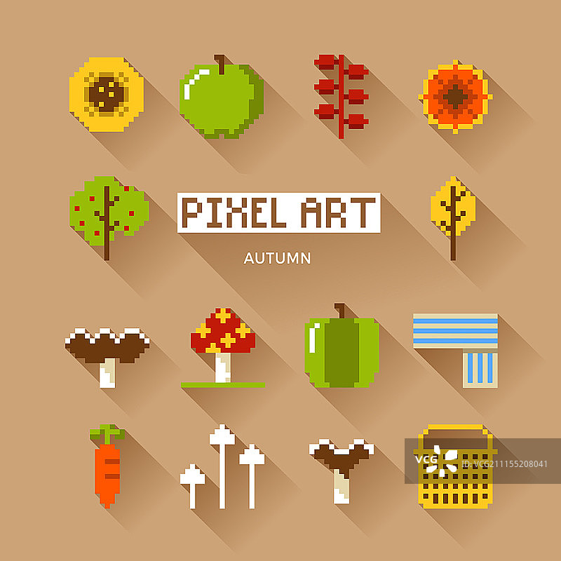 像素图标集图片素材