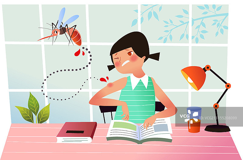 虫害防治矢量插画图片素材