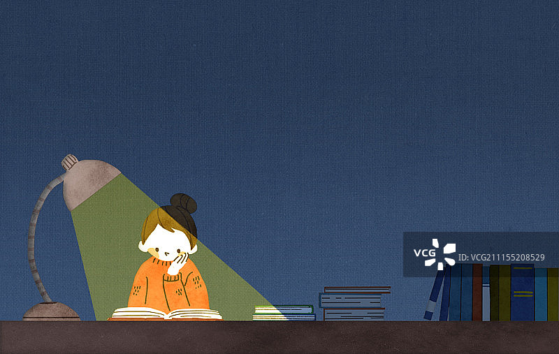 阅读书籍概念插图图片素材