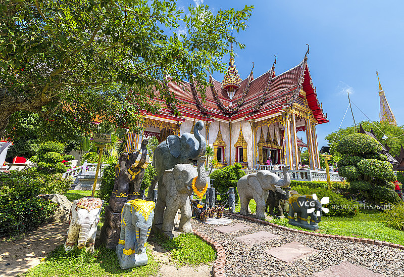泰国，普吉岛查隆寺图片素材