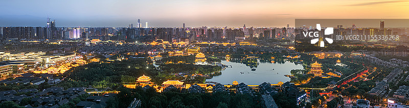 芙蓉园全景图片素材