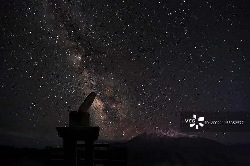 日晷银河图片素材