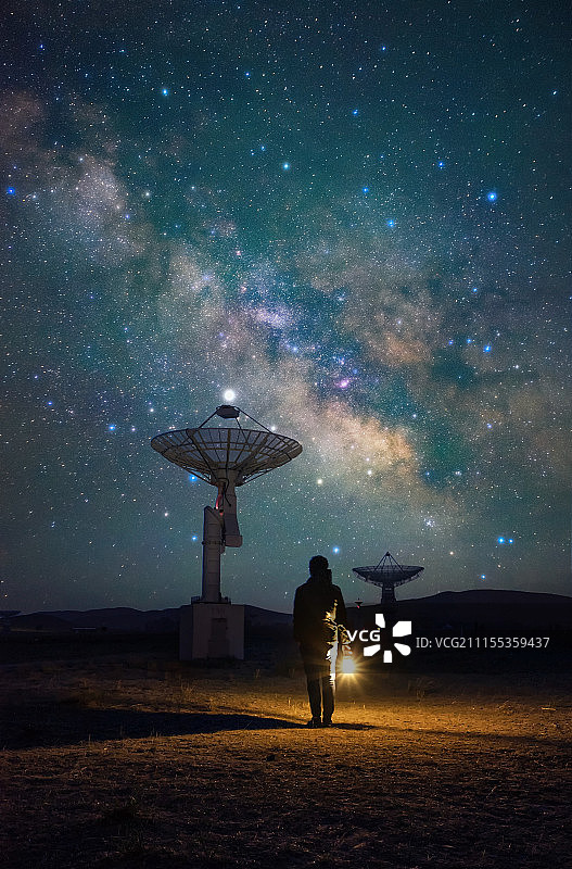 仰望星空图片素材