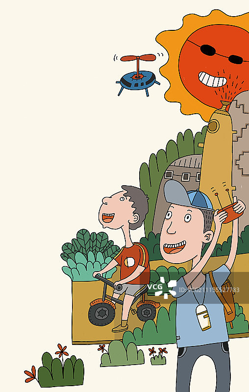 暑假生活图片素材