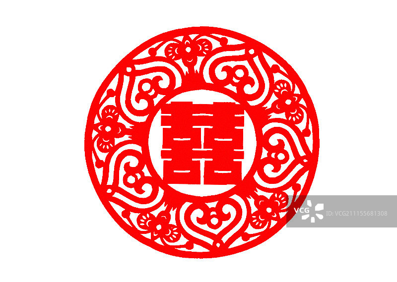 剪纸：囍图片素材