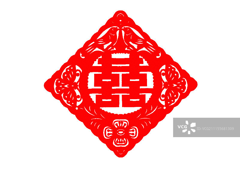剪纸：囍图片素材