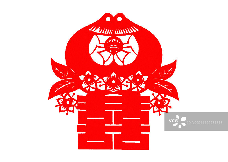 剪纸：囍图片素材
