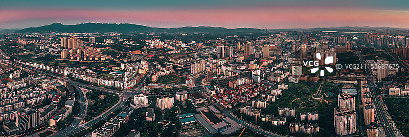 江西吉安市青原区全景图片素材