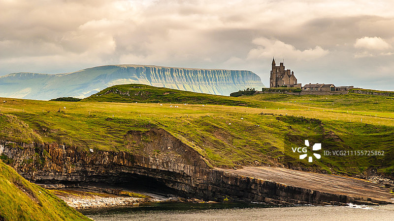 克拉西班城堡的风景图片素材