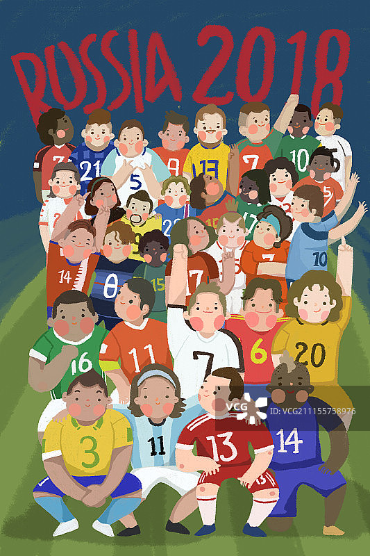 俄罗斯世界杯图片素材