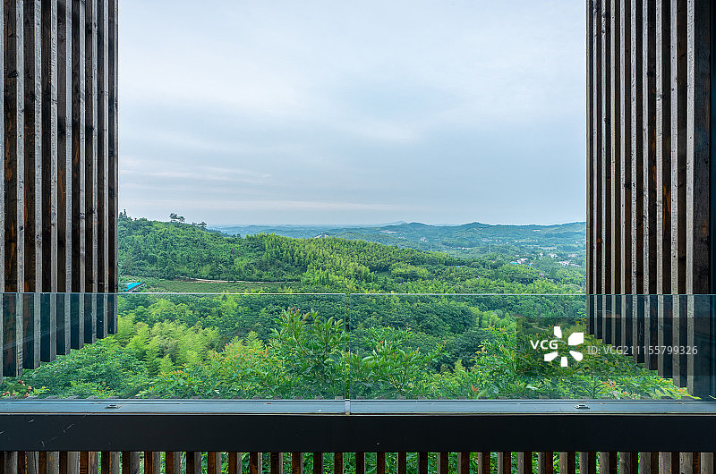 风景优美的阳台图片素材