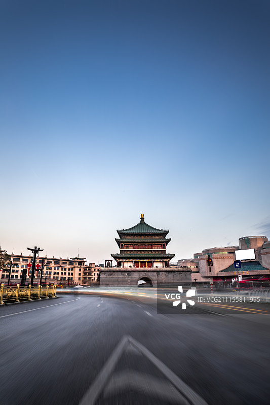 西安钟楼图片素材