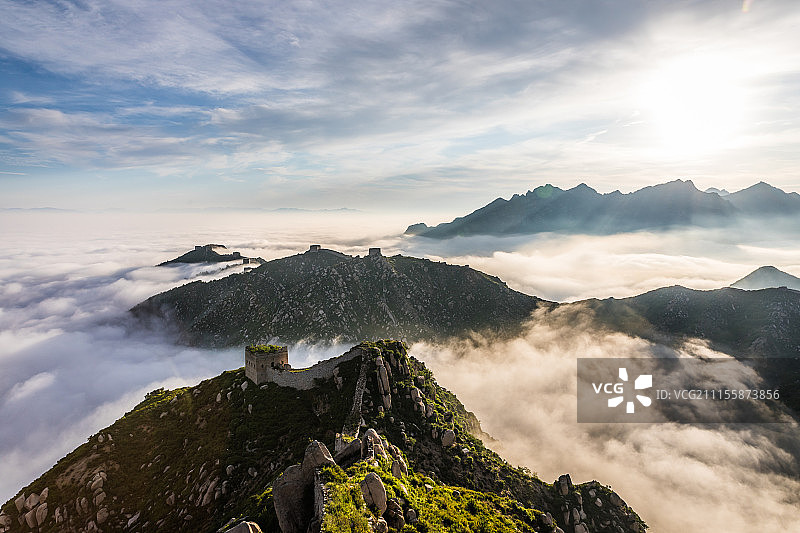 壮观的长城图片素材