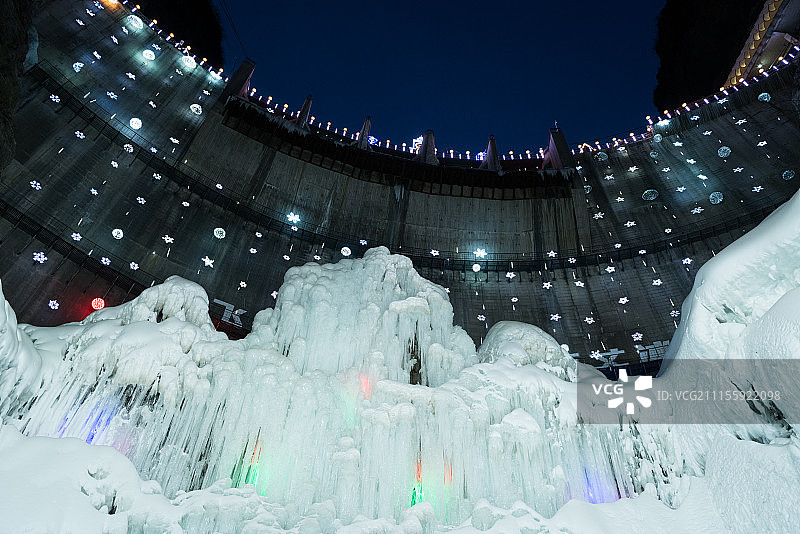 冰灯景观图片素材