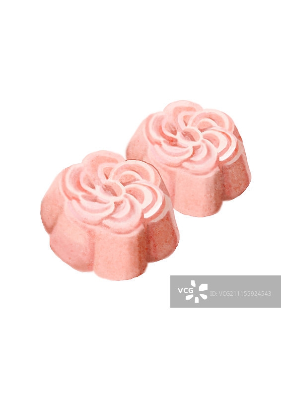 蛋黄酥和定胜糕图片素材