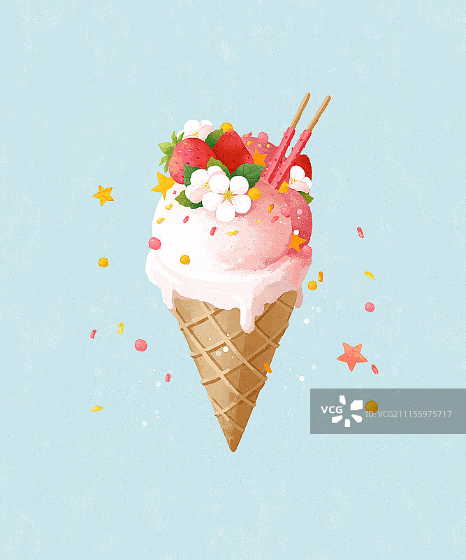 冰淇淋图片素材
