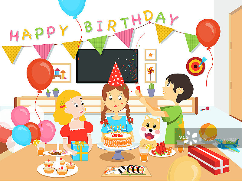 生日聚会图片素材