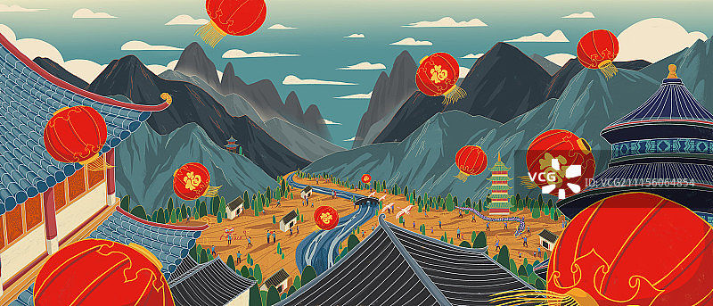 节日喜庆场景图片素材