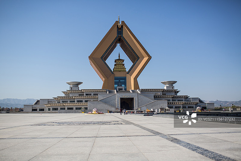 合十舍利塔 扶风 宝鸡 法门寺图片素材