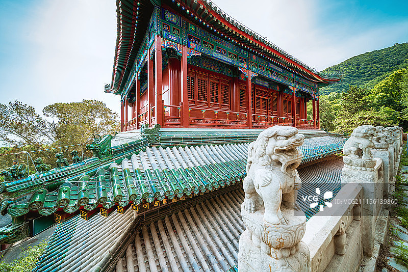 北京门头沟戒台寺图片素材