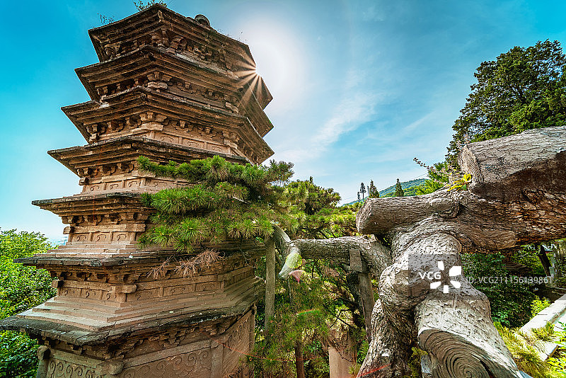 北京门头沟戒台寺图片素材
