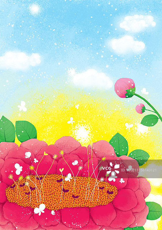 唯美背景元素组图共3000多幅-红花图片素材