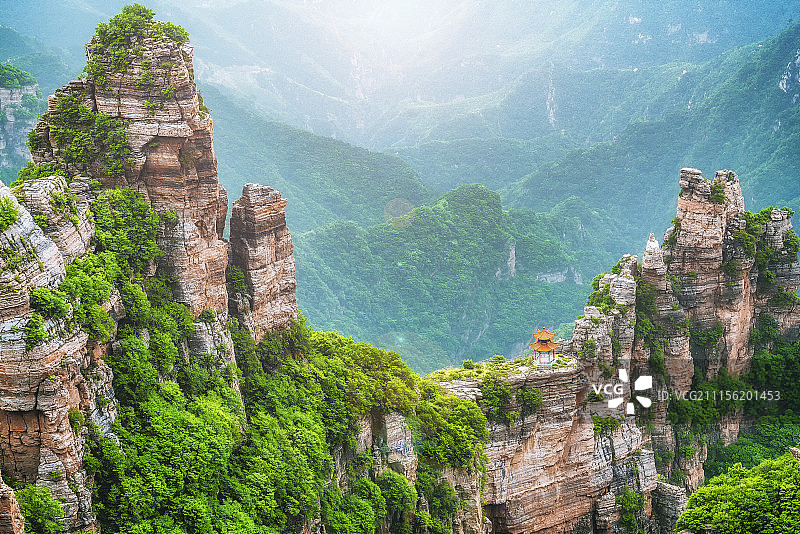 河北白石山风景图片素材