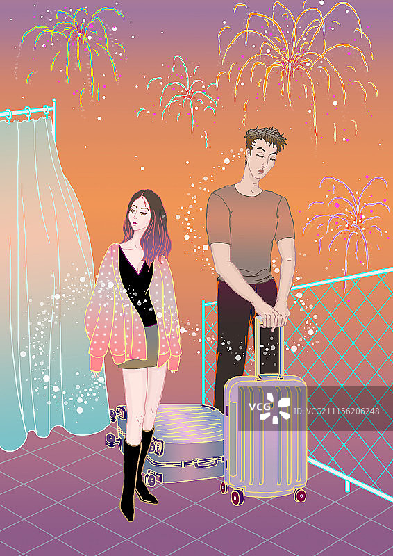 烟花易冷图片素材