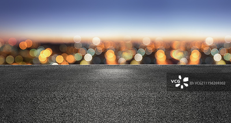 光斑沥青路面图片素材